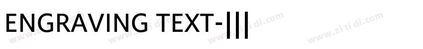 ENGRAVING TEXT字体转换
